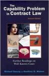 The Capability Problem in Contract Law: Further Readings on the Well-Known Cases