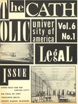 The Legal Issue Cover by The Catholic University of America, Columbus School of Law